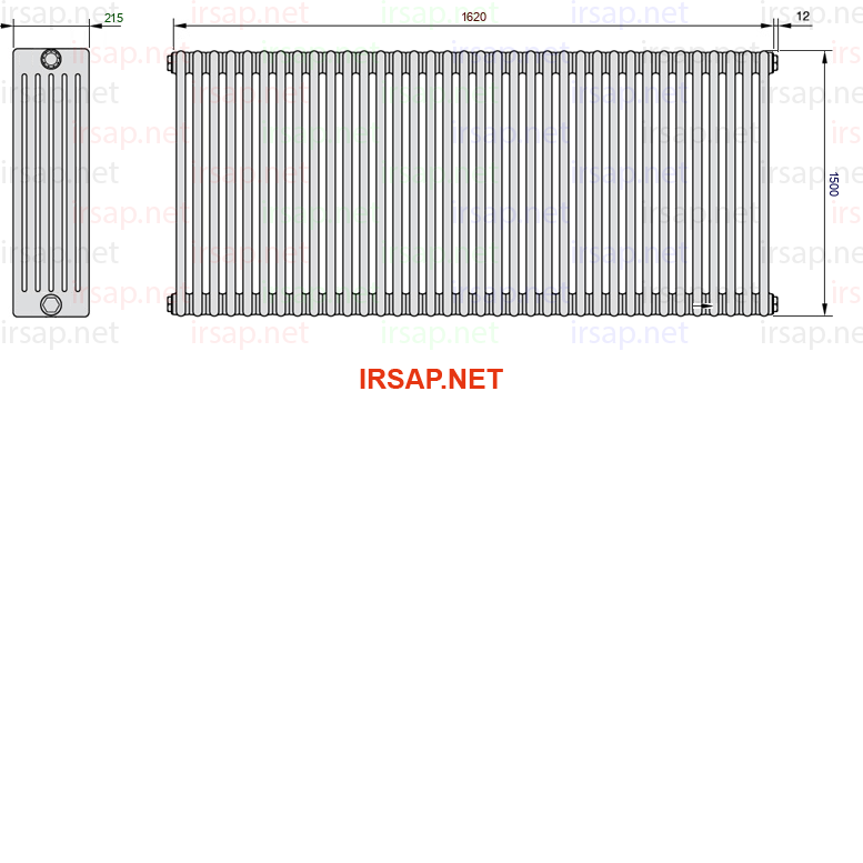 Радиатор IRSAP Tesi 61500/36 T14 CL 01